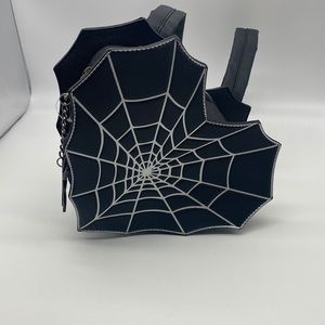 Halloween heart spider Webb crossbody bag